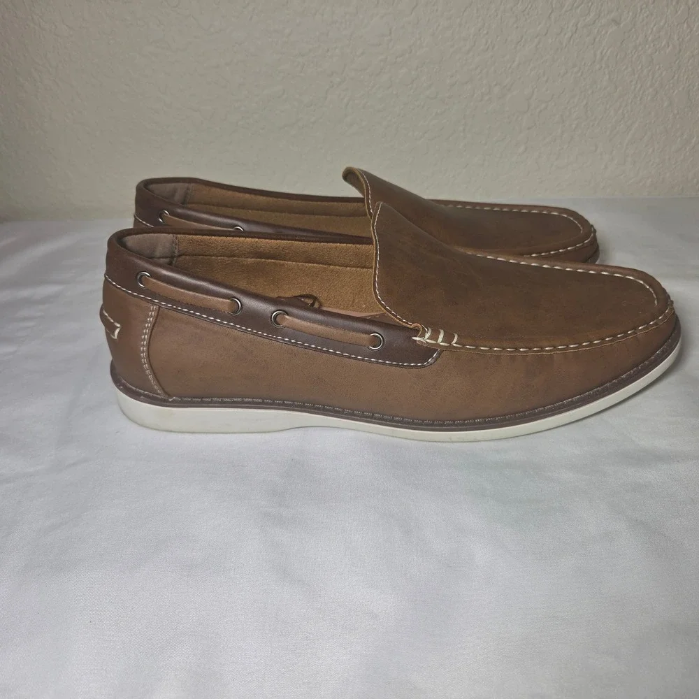 XRAY Ultimate Comfort Mens Tan Brown Boat Shoes Loafers XRW2386 Size 10.5